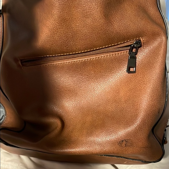 Classic Brown Leather Realer Hobo Shoulder Bag Boho - Picture 3 of 7